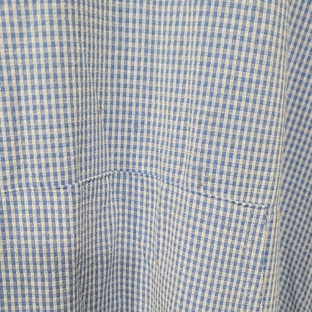 Weatherproof Vintage Blue Gingham Shirt - Picture 3 of 3